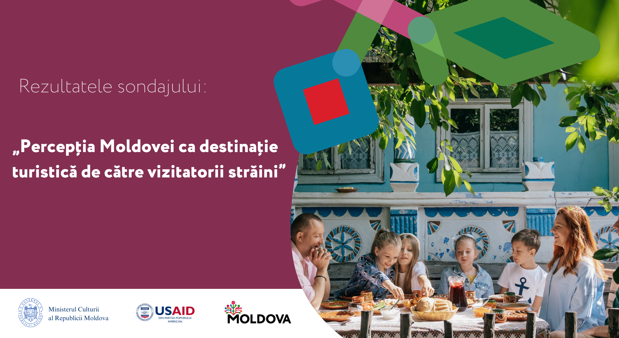 Rezultatele sondajului: “Percepția Moldovei ca destinație turistică de către vizitatorii străini”
